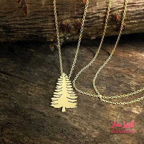 گردنبند درخت کاج کد 100091