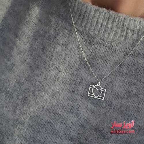 گردنبند دوربین عشق کد 100103