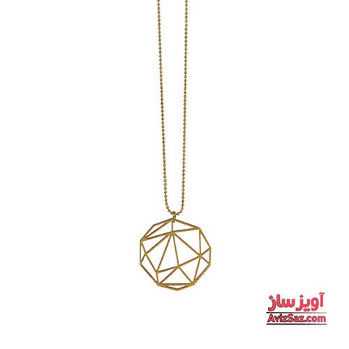گردنبند شکل هندسی کد 100140