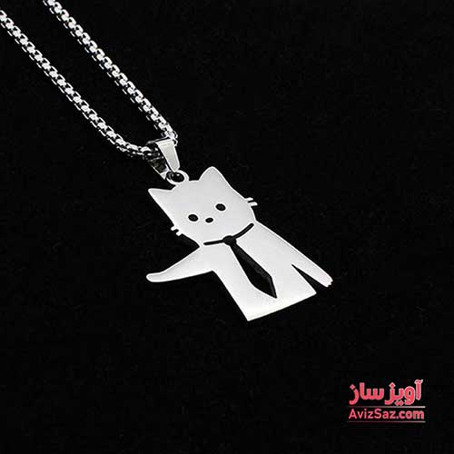 گردنبند کیتی با کراوات کد 100200