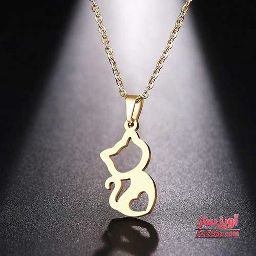 گردنبند کیتی و قلب کد 100207
