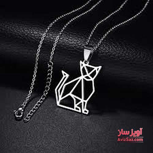 گردنبند گربه خطی کد 100209