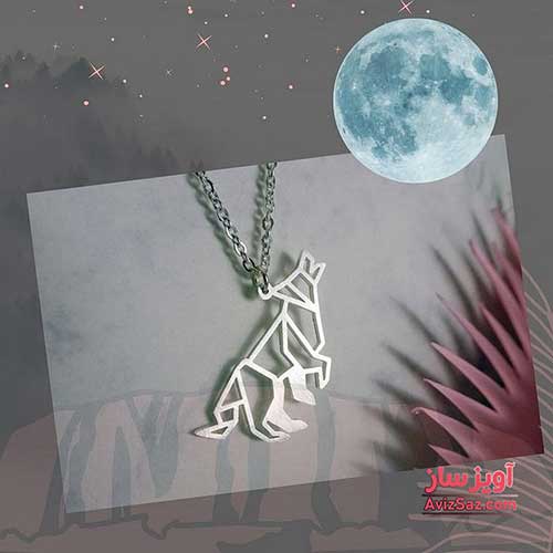 گردنبند گرگ کد 100215
