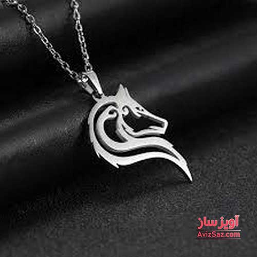 گردنبند گرگ باستانی کد 100217