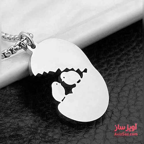 گردنبند جوجه در تخم مرغ کد 100245