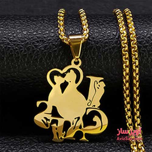 گردنبند عشق گربه کد 100246