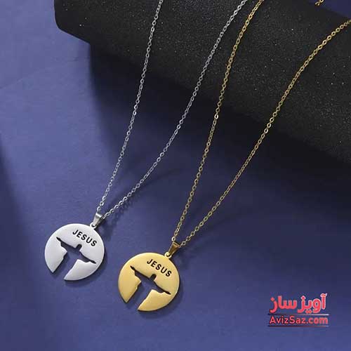 گردنبند حضرت مسیح کد 100252