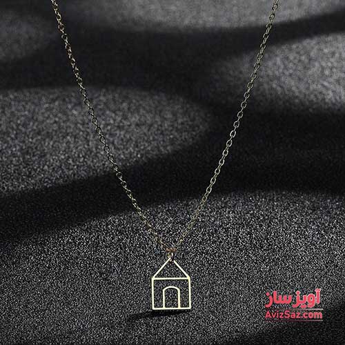 گردنبند خانه خطی کد 100281