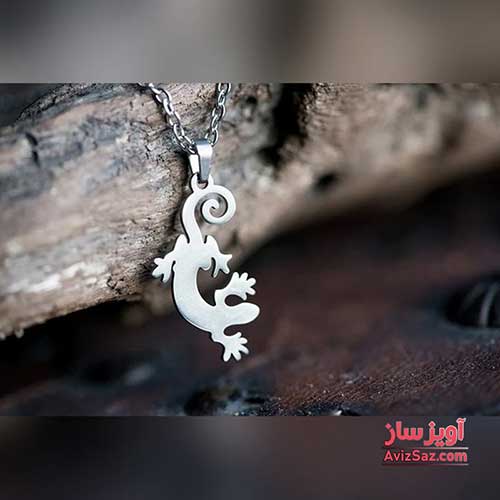 گردنبند مارمولک کد 100326