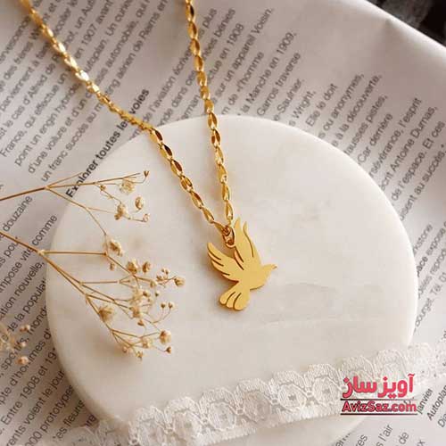 گردنبند پرنده کد 100381