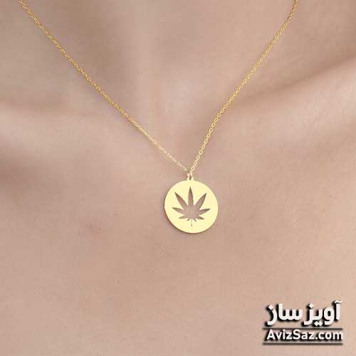 گردنبند برگ کد 100610