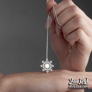 گردنبند دونه ی برف کد 100634