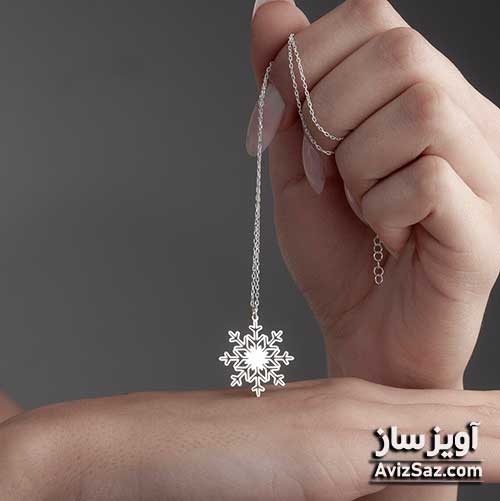 گردنبند دونه ی برف کد 100634