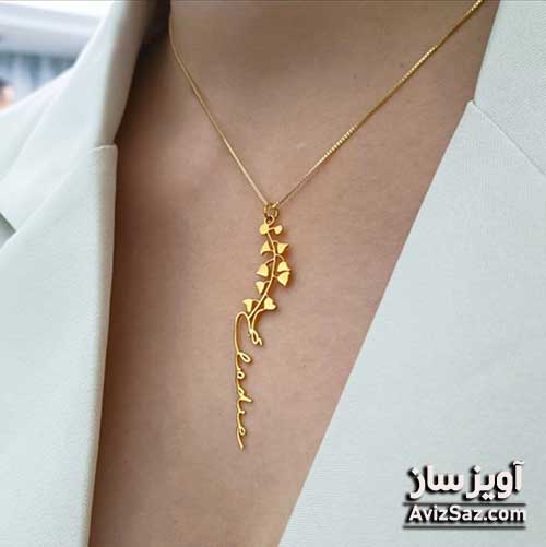 گردنبند گل کد 100654