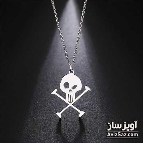 گردنبند جمجمه کد 100697