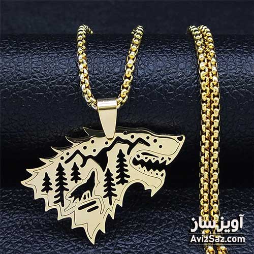 گردنبند گرگ کد 100708