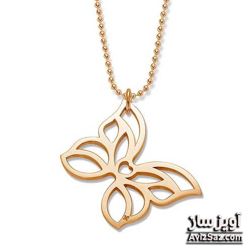گردنبند پروانه کد 100809