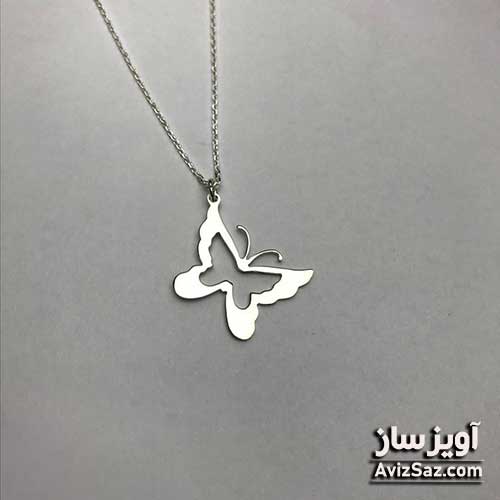 گردنبند پروانه کد 100810