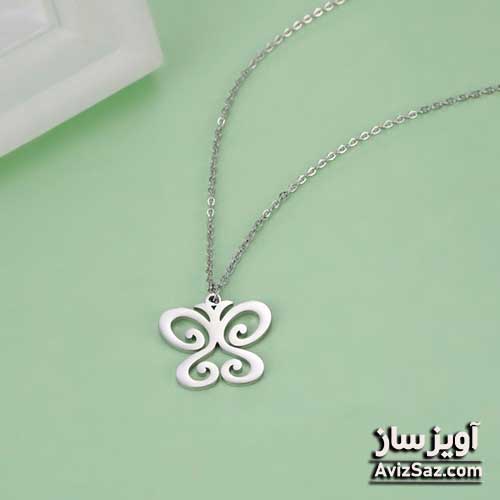 گردنبند پروانه کد 100811