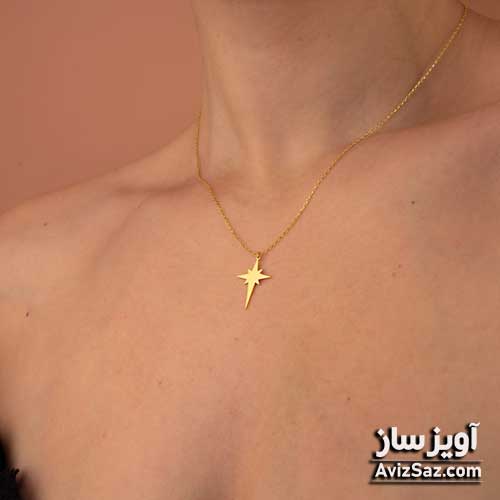 گردنبند ستاره شمالی کد 100840