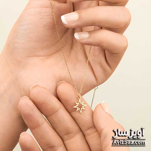 گردنبند ستاره شمالی کد 100841