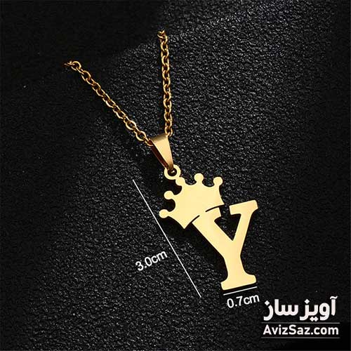 گردنبند حرف انگلیسی Y کد 100891
