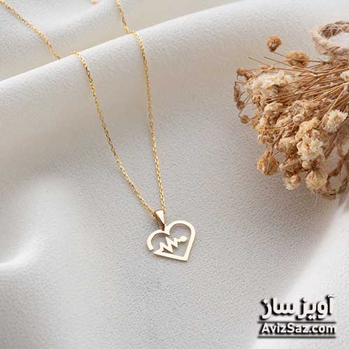 گردنبند ضربان قلب کد 100904