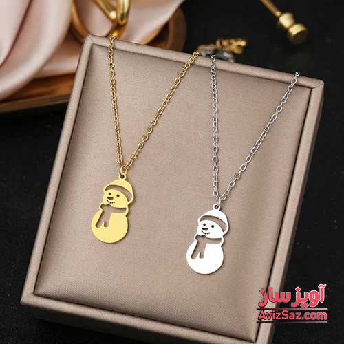 گردنبند آدم برفی کد 100905