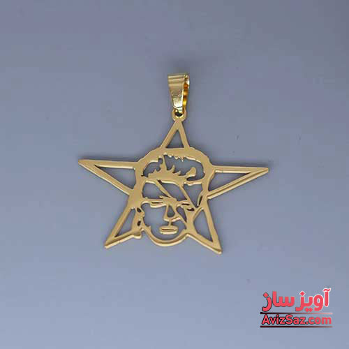 گردنبند صورت و ستاره کد 100929