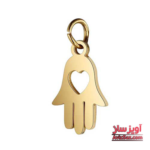 گردنبند دست و قلب کد 100939