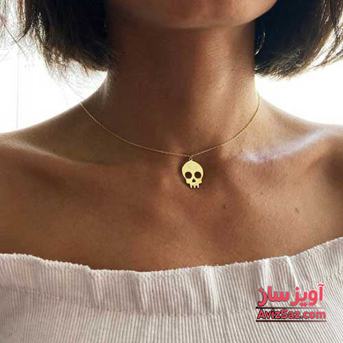 گردنبند جمجمه کد 100964