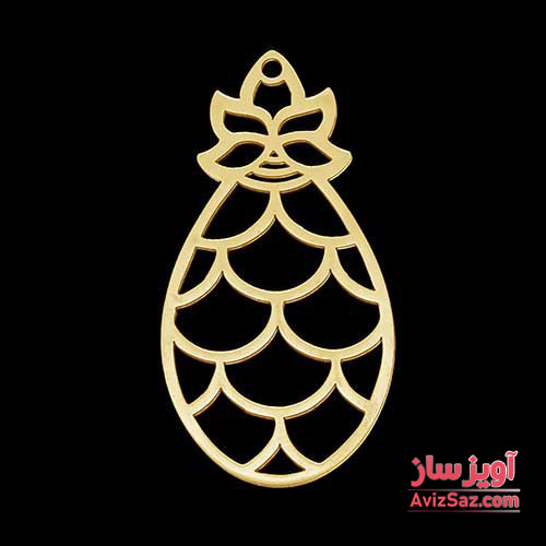 گردنبند آناناس کد 101014