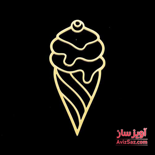 گردنبند بستنی کد 101016