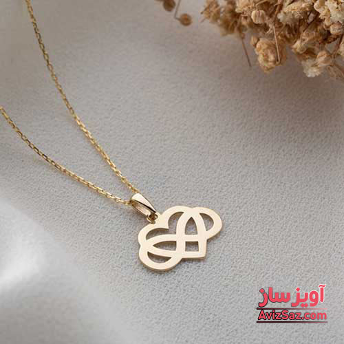 گردنبند قلب بی نهایت کد 101034