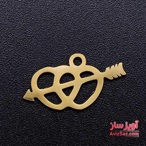 گردنبند قلب و تیر کد 101053