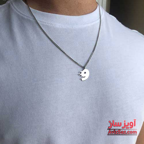 گردنبند نیمه صورت گم شده کد 101070