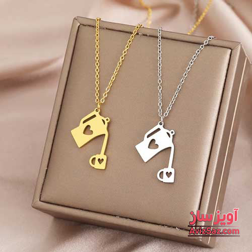 گردنبند لیوان قلب کد 101089