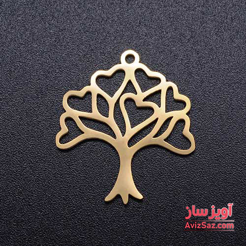 گردنبند قلب درخت کد 101092
