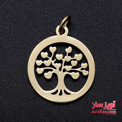 گردنبند قلب درخت کد 101093