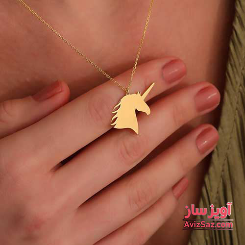 گردنبند اسب تک شاخ کد 101104