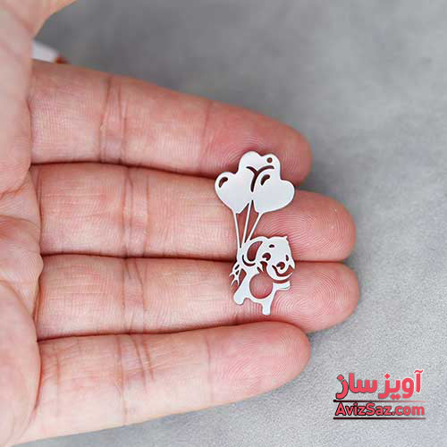 گردنبند بچه فیل و بادکنک کد 101121