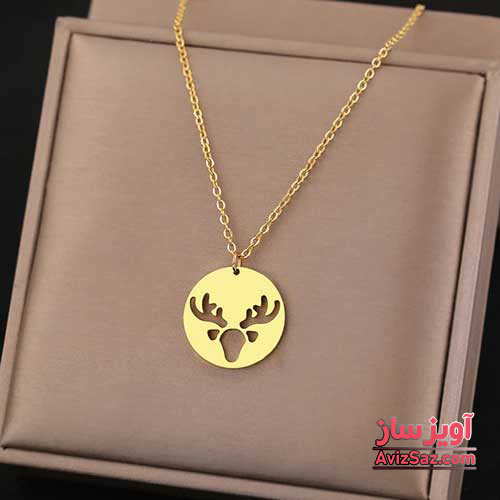 گردنبند گوزن کد 101124