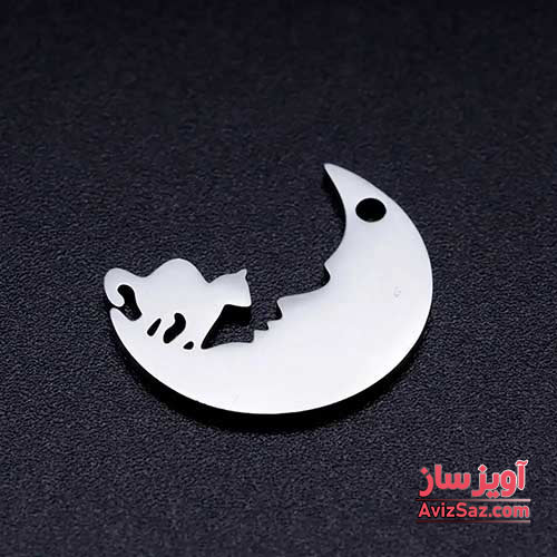 گردنبند گربه و ماه کد 101177