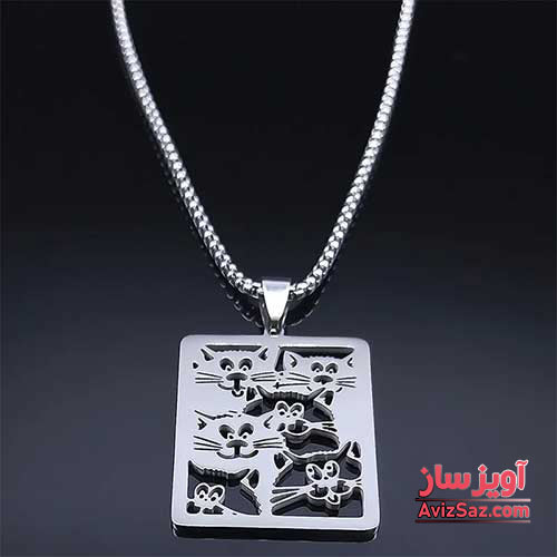 گردنبند گربه فانتزی کد 101183