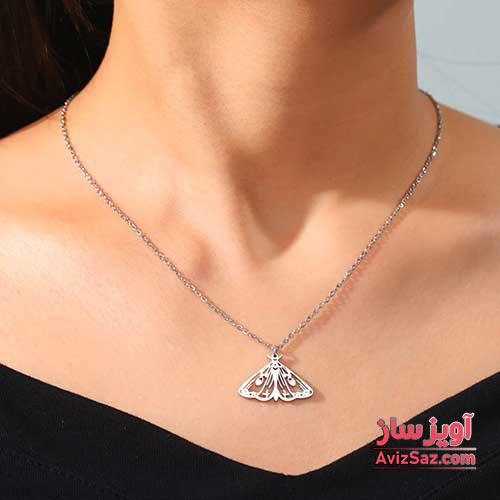 گردنبند شاپرک کد 101253