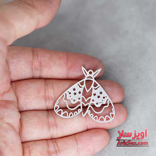 گردنبند شاپرک کد 101254