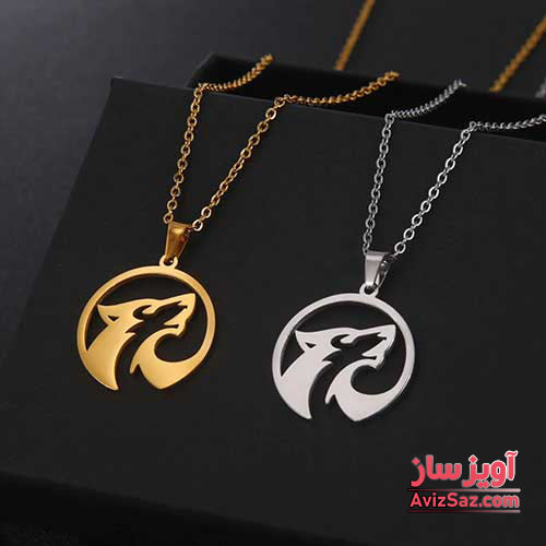 گردنبند گرگ کد 101328