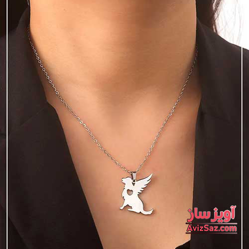 گردنبند سگ و بالدار کد 101354