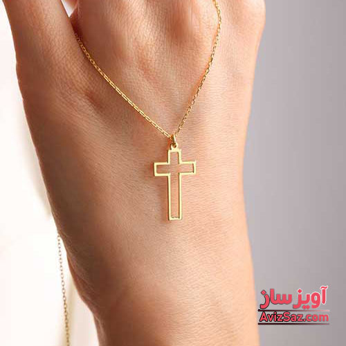 گردنبند صلیب کد 101377