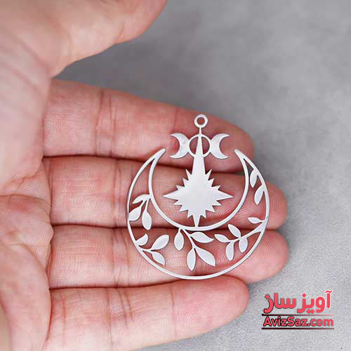 گردنبند ماه و ستاره کد 101496